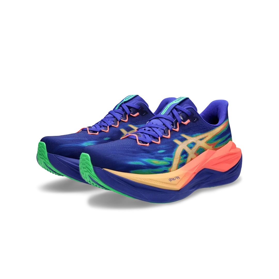 Overkicks - ASICS Superblast 3 Cobalt Burst Light Orange (1013A177-400) - vista trasera