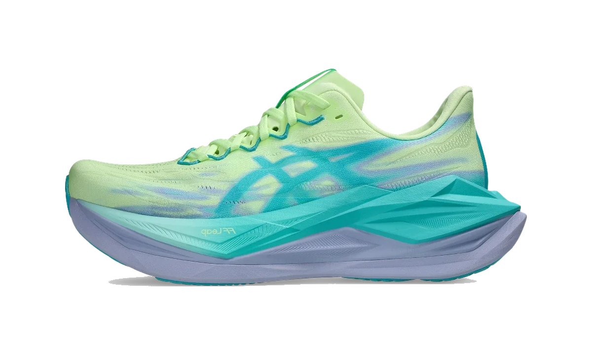 Overkicks - ASICS Superblast 3 Illuminate Yellow Energy Aqua (1013A177-750) - vista lateral