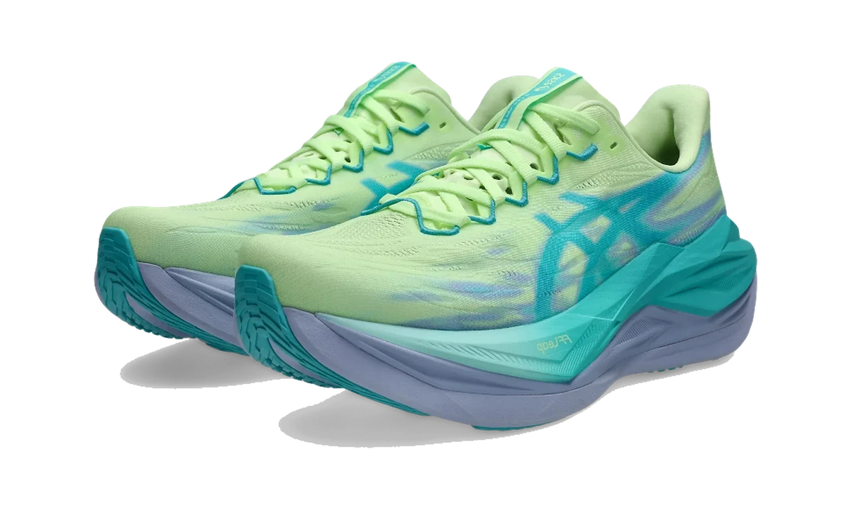 Overkicks - ASICS Superblast 3 Illuminate Yellow Energy Aqua (1013A177-750) - vista trasera