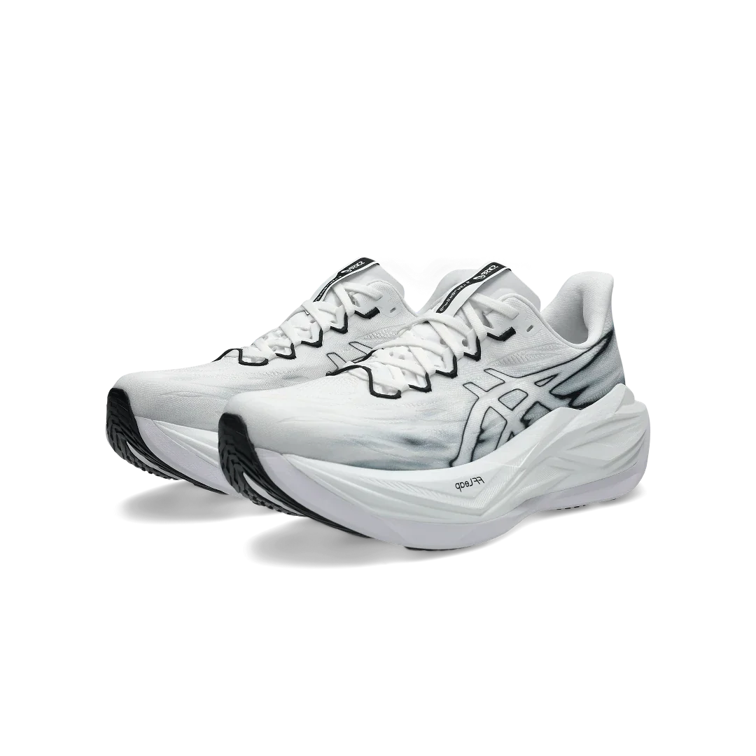 Overkicks - ASICS Superblast 3 White Black (1013A177-100) - vista trasera