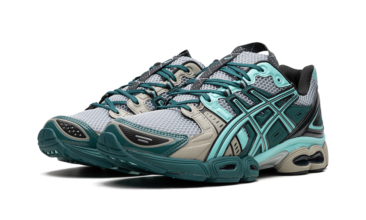 Overkicks - ASICS UB3-S Gel-Nimbus 9 Kiko Kostadinov Piedmont Grey Aruba Blue (1201A442-020) - vista trasera