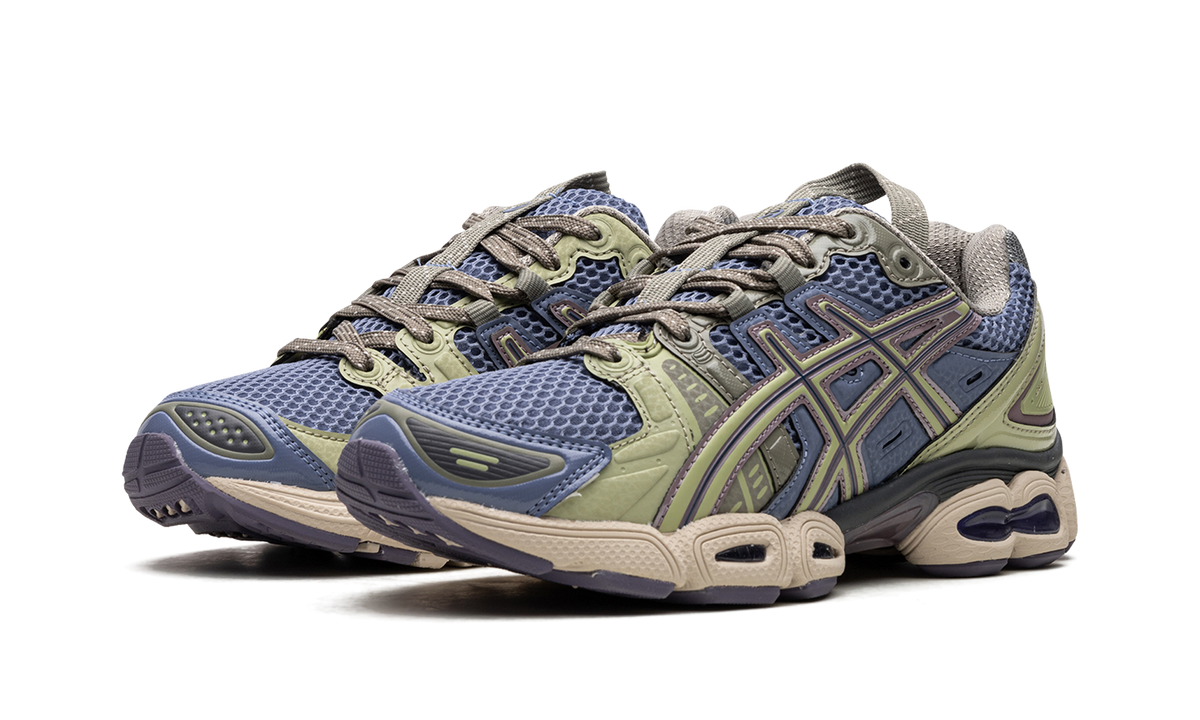 Overkicks - ASICS UB3-S Gel-Nimbus 9 Kiko Kostadinov Stonewash (Womens) (1202A277-400) - vista trasera