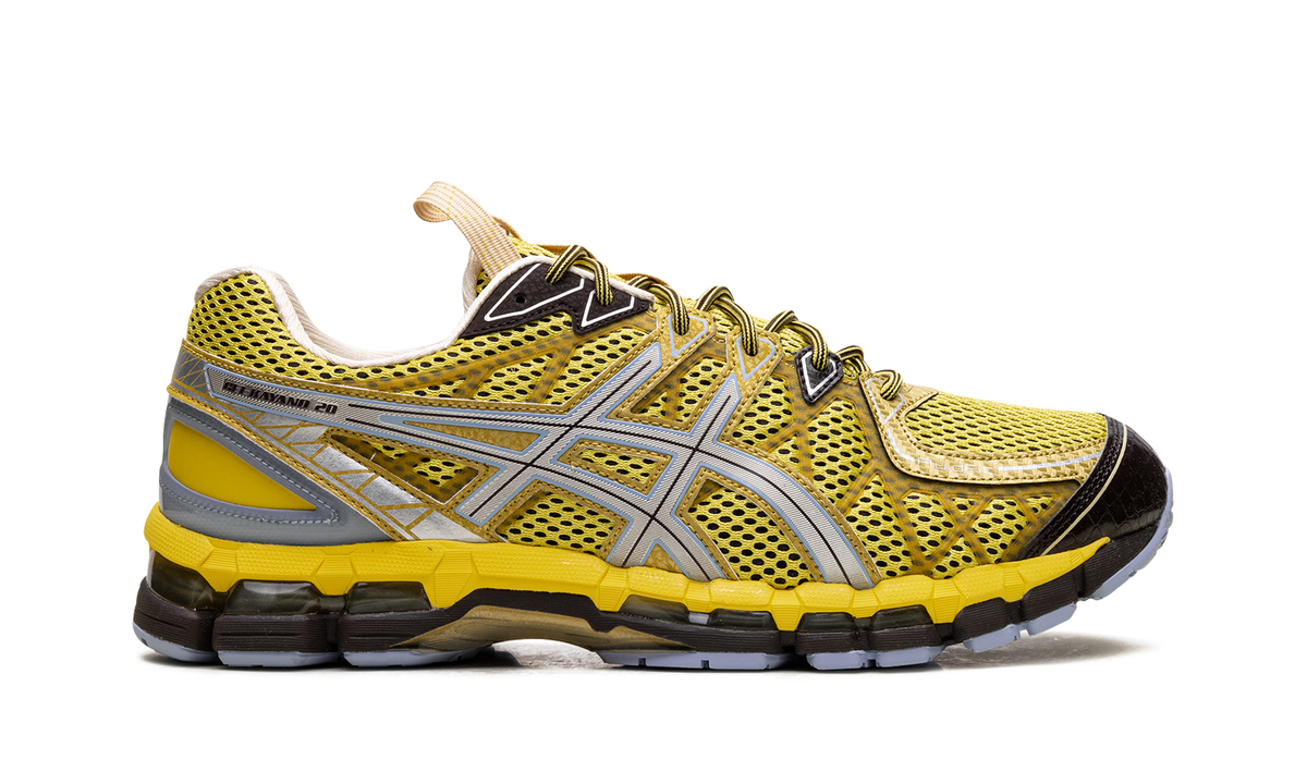 Overkicks - ASICS UB9-S Gel-Kayano 20 Kiko Kostadinov Vibrant Yellow (1203A456-750) - detalle talon