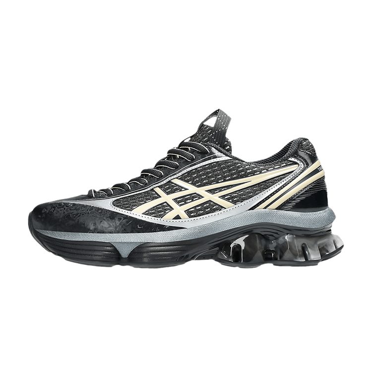 Overkicks - ASICS US6-S Gel-Kinetic Fluent Kiko Kostadinov Black Vanilla (1203A748-001) - vista lateral