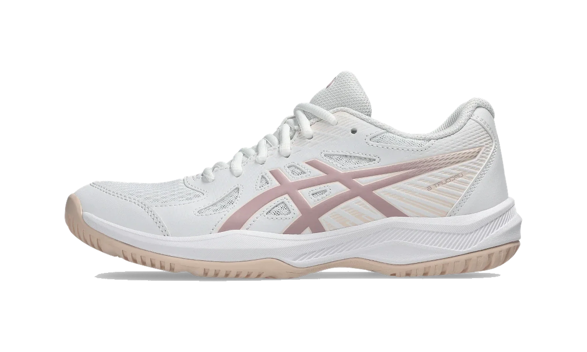 Overkicks - ASICS Upcourt 6 White Morganite (Womens) (1072A107-104) - vista lateral