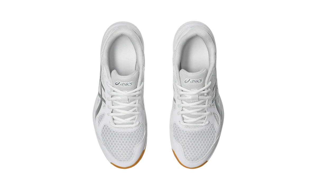 Overkicks - ASICS Upcourt 6 White Pure Silver (Womens) (1072A107-100) - detalle suela