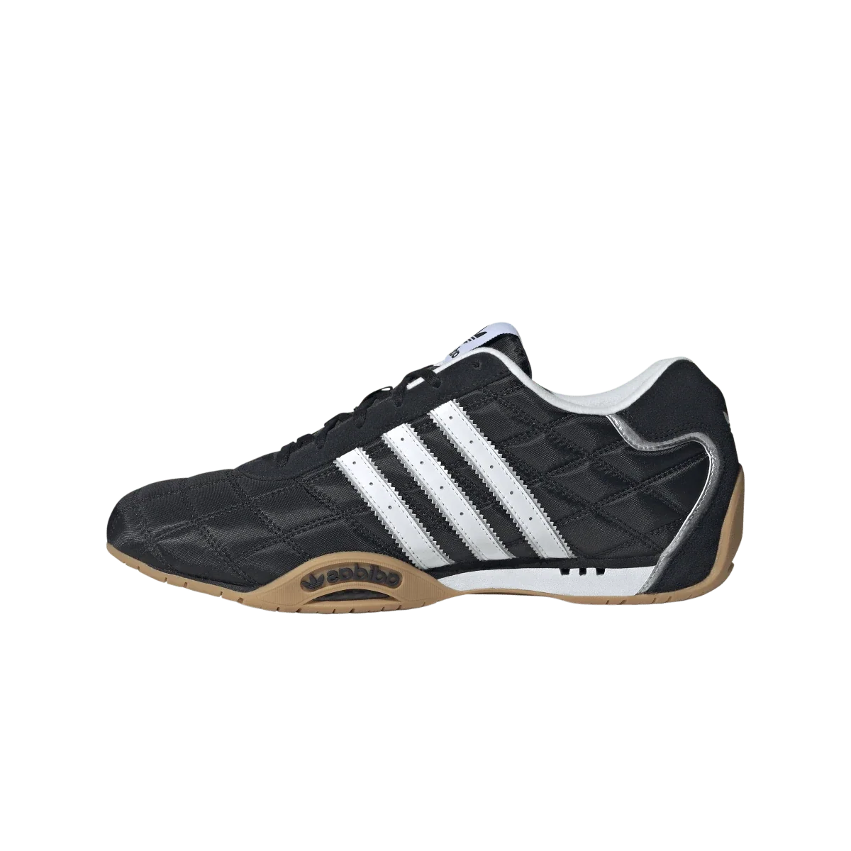 Overkicks - Adidas Adi Racer Lo Black White Gum (JQ5757) - vista lateral