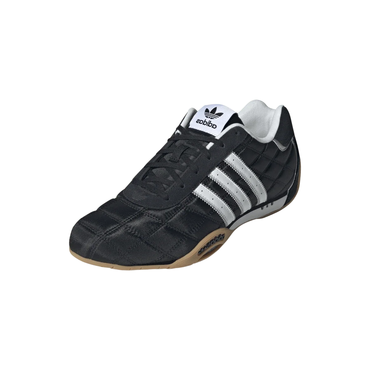 Overkicks - Adidas Adi Racer Lo Black White Gum (JQ5757) - vista trasera