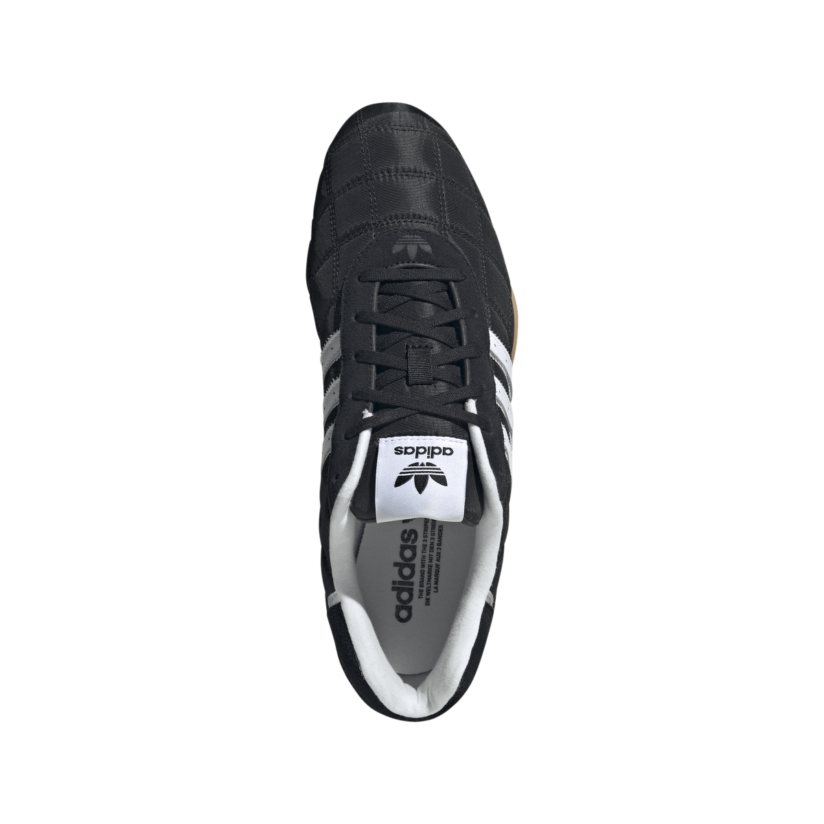 Overkicks - Adidas Adi Racer Lo Black White Gum (JQ5757) - par completo