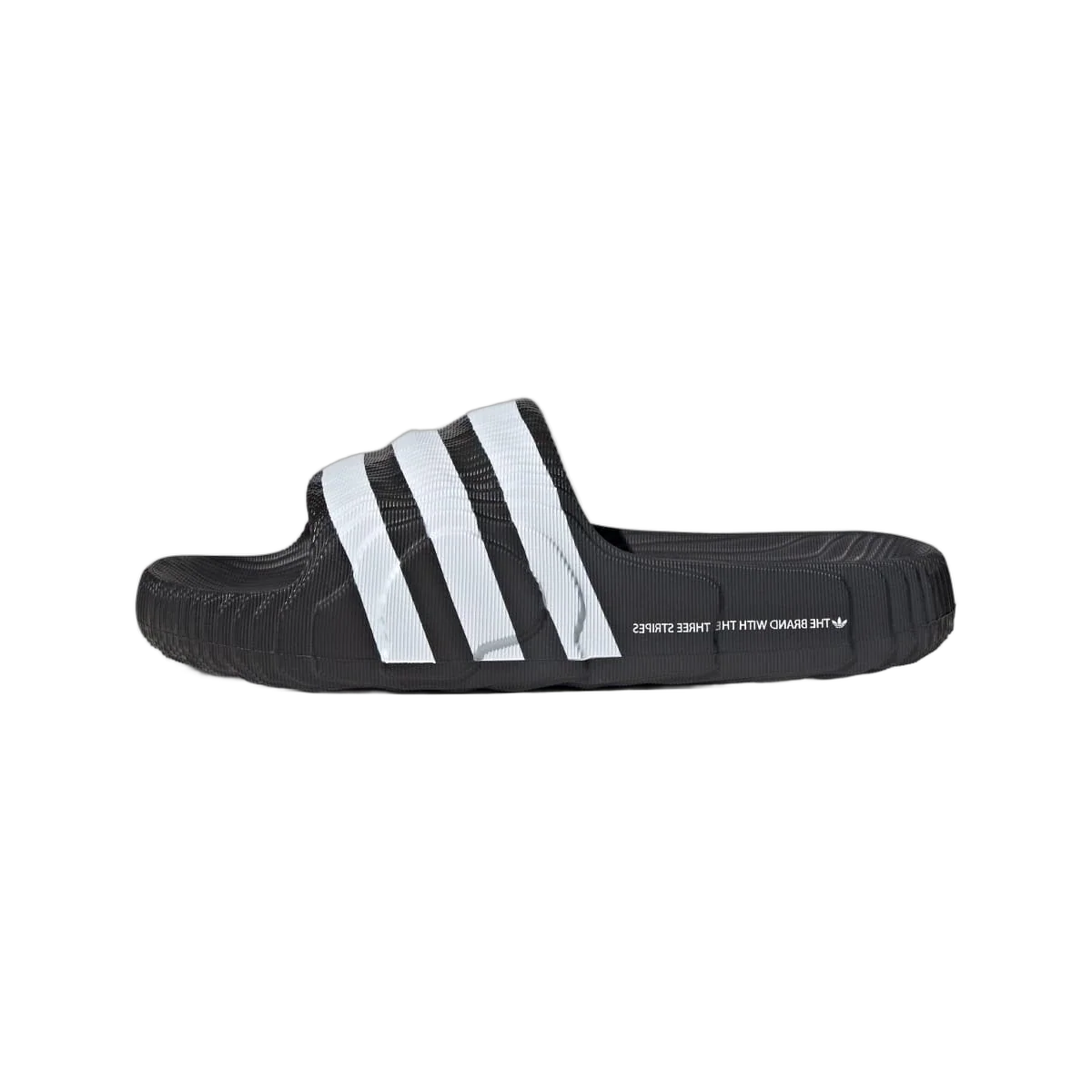 Overkicks - Adidas Adilette 22 Core Black Cloud White (IF3670) - vista lateral