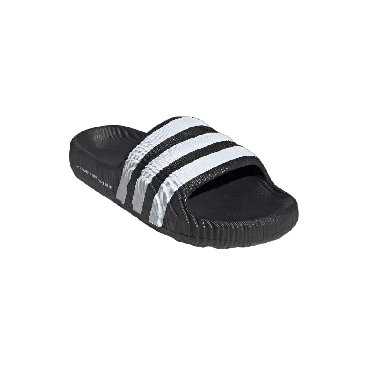 Overkicks - Adidas Adilette 22 Core Black Cloud White (IF3670) - detalle suela