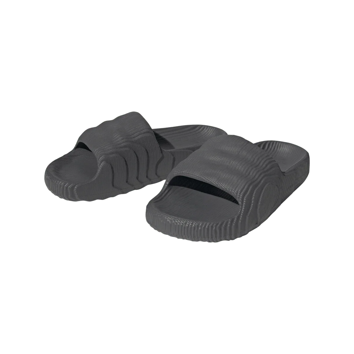 Overkicks - Adidas Adilette 22 Slides Grey Five (HP6522) - vista trasera