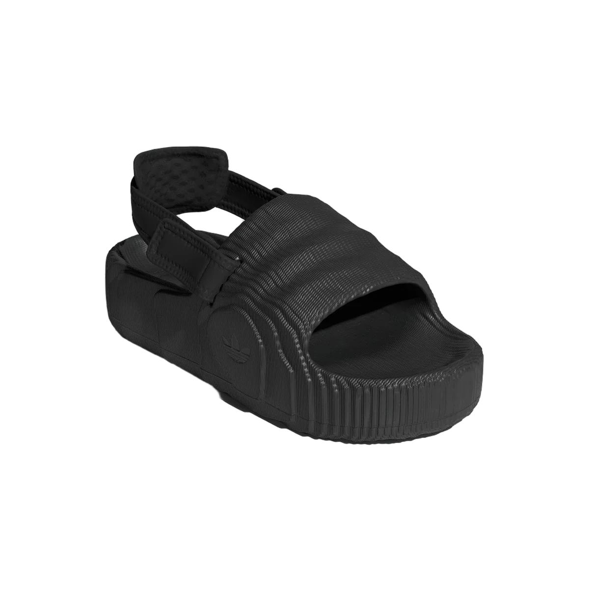 Overkicks - Adidas Adilette 22 XLG Slides Core Black (Womens) (IE5649) - detalle suela
