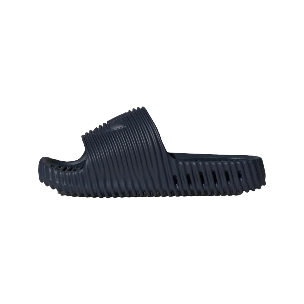 Overkicks - Adidas Adilette 25 Slides Shadow Navy Legend Ink (JR3615) - vista lateral