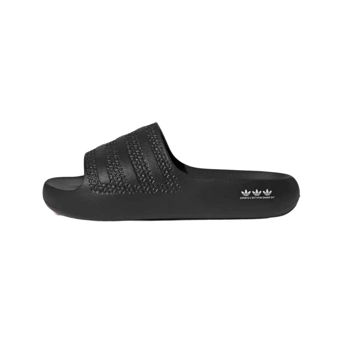 Overkicks - Adidas Adilette Ayoon Core Black Cloud White (Womens) (GX1979) - vista lateral