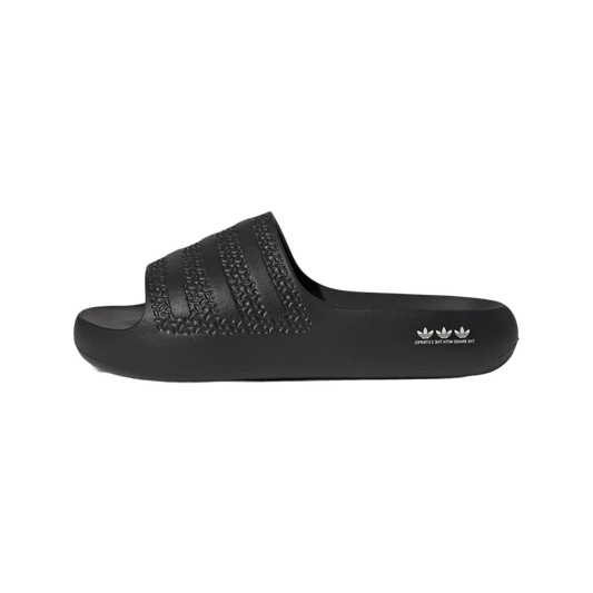 Overkicks - Adidas Adilette Ayoon Core Black Cloud White (Womens) (GX1979) - vista lateral