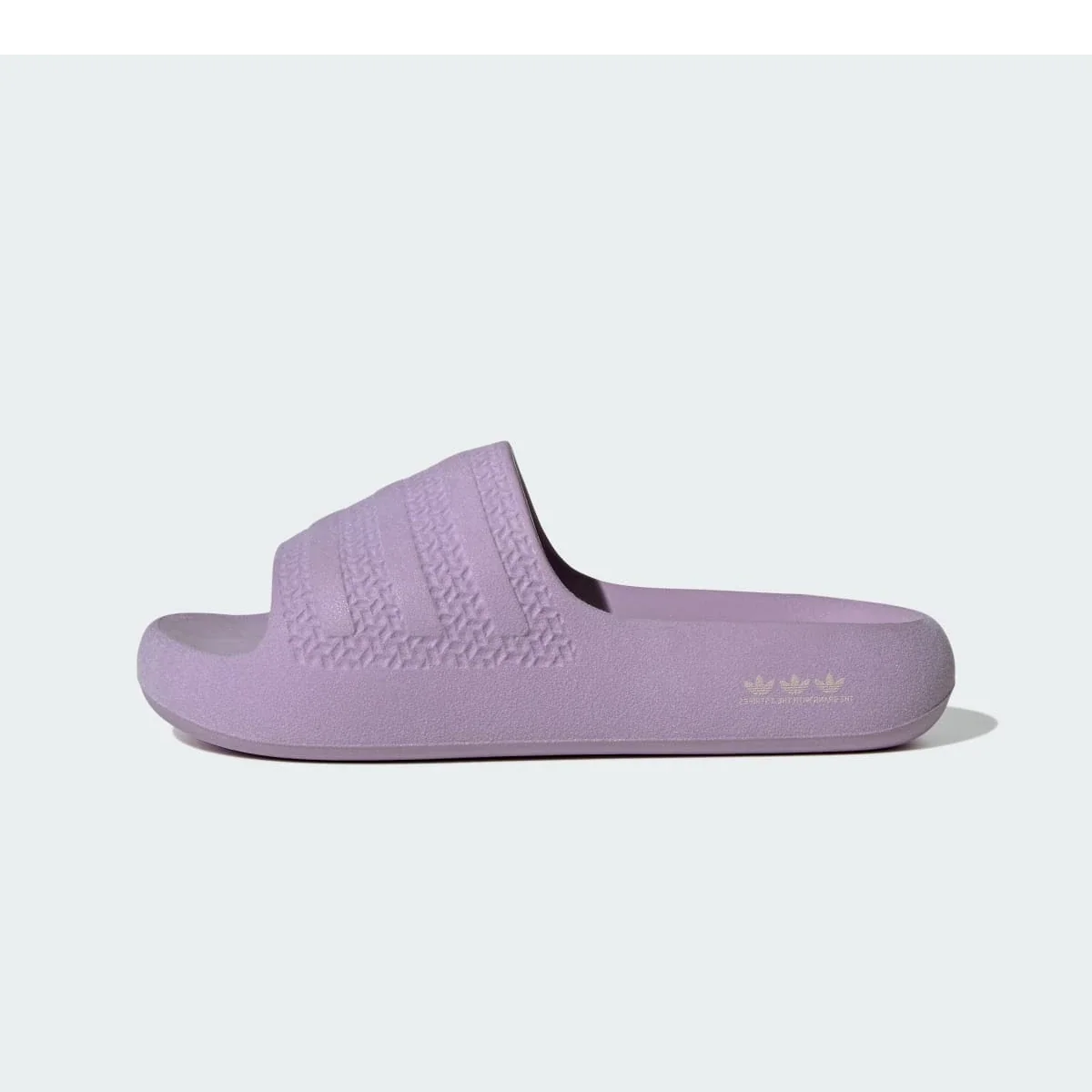 Overkicks - Adidas Adilette Ayoon Slides Powder Plum (Womens) (JQ5695) - vista lateral