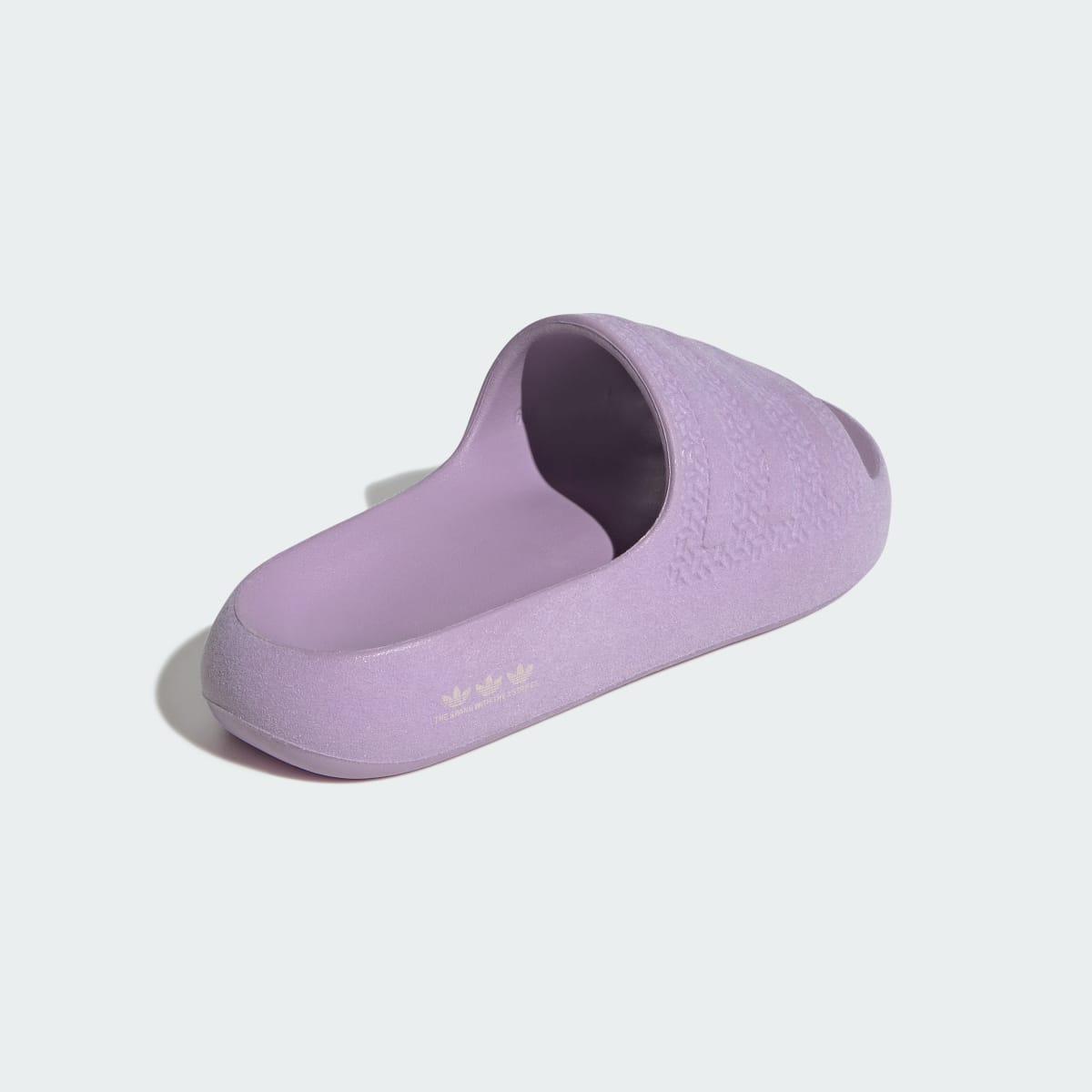 Overkicks - Adidas Adilette Ayoon Slides Powder Plum (Womens) (JQ5695) - vista superior