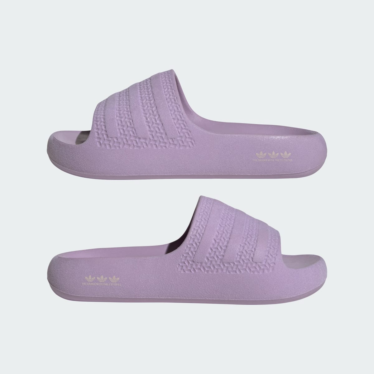 Overkicks - Adidas Adilette Ayoon Slides Powder Plum (Womens) (JQ5695) - detalle lateral interior