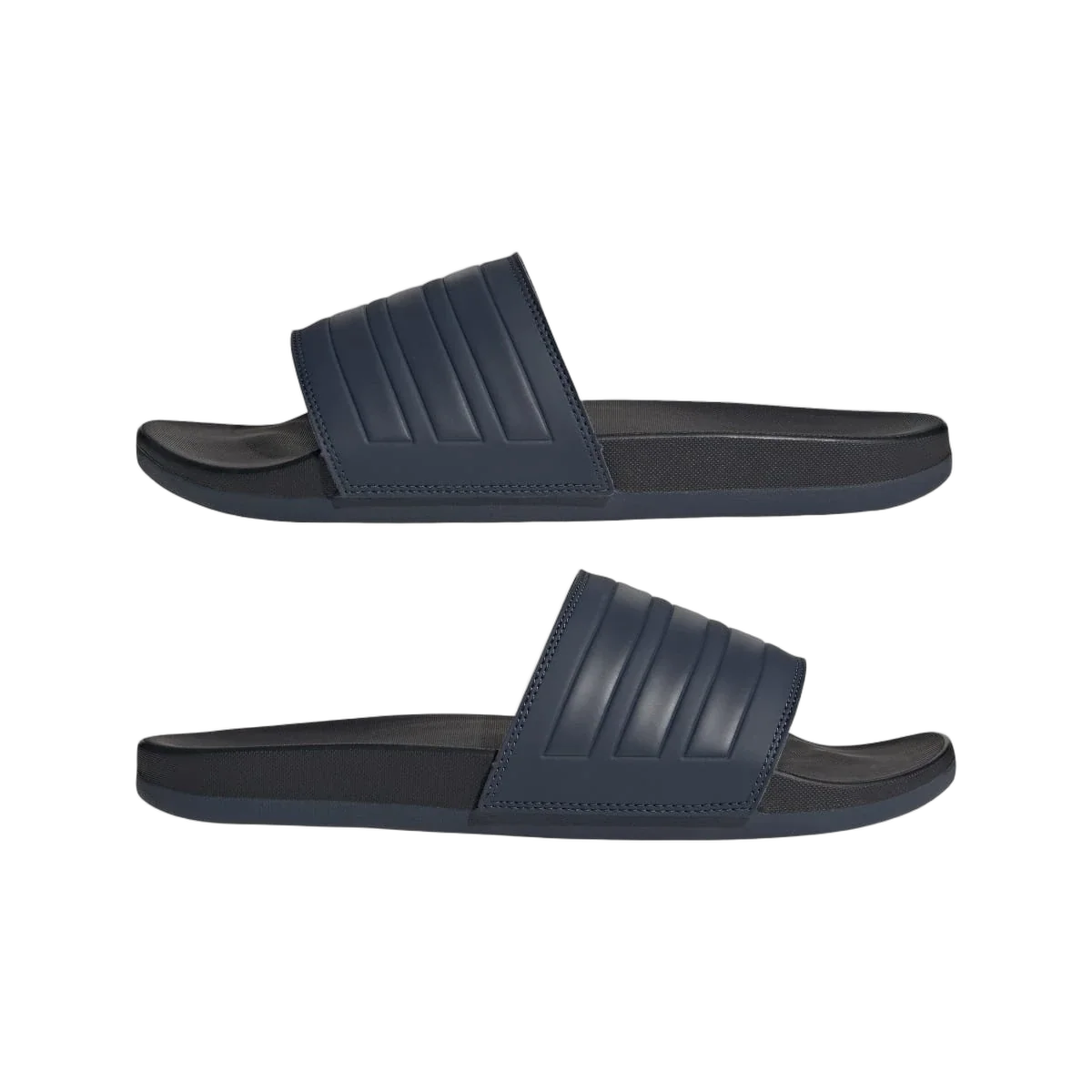Overkicks - Adidas Adilette Comfort Slides Shadow Navy Core Black (JP5735) - detalle lateral interior