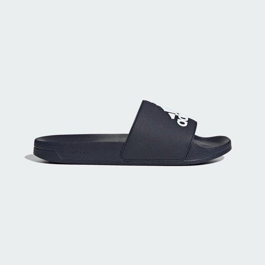 Overkicks - Adidas Adilette Shower Slides Legend Ink White (GZ3774) - vista lateral