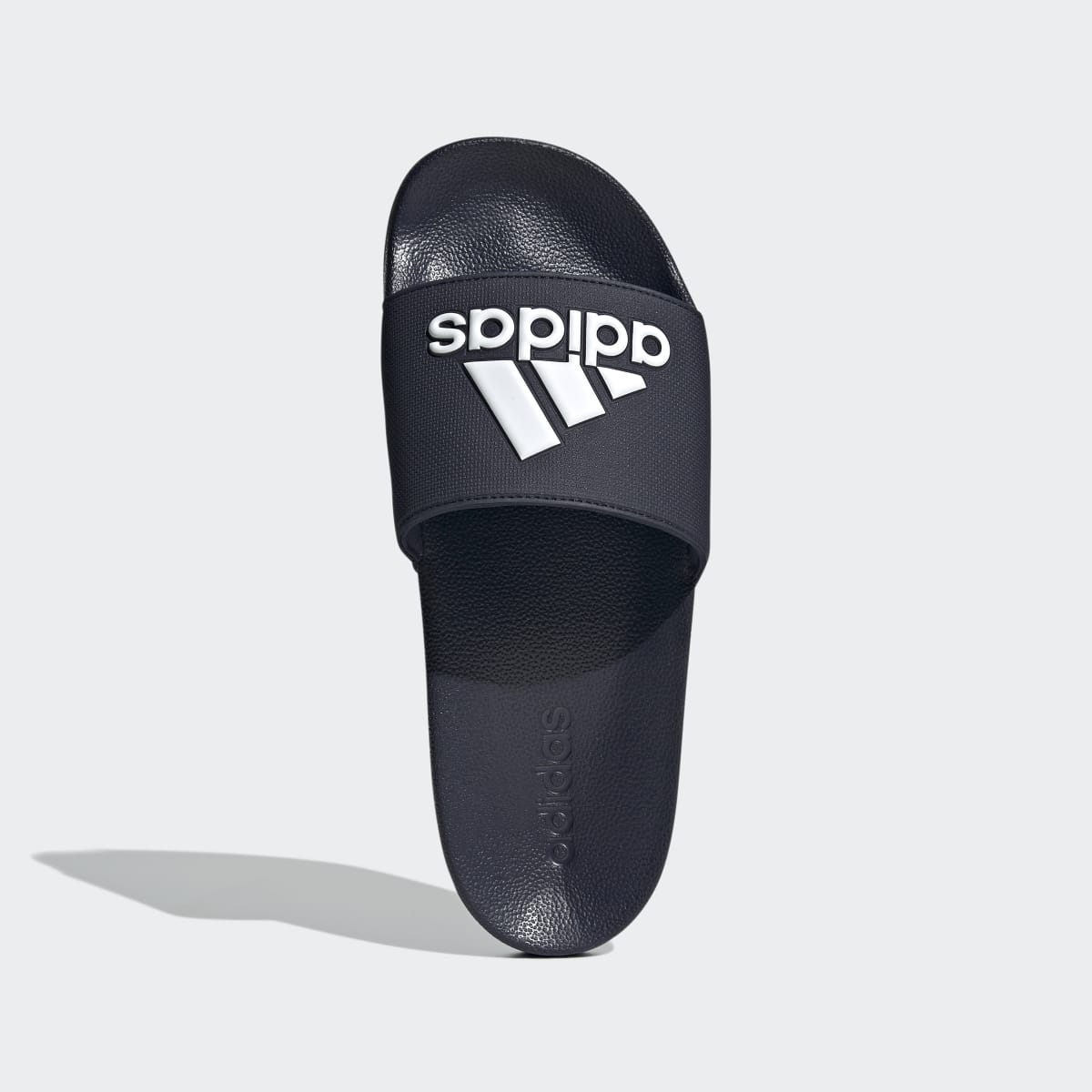 Overkicks - Adidas Adilette Shower Slides Legend Ink White (GZ3774) - vista trasera