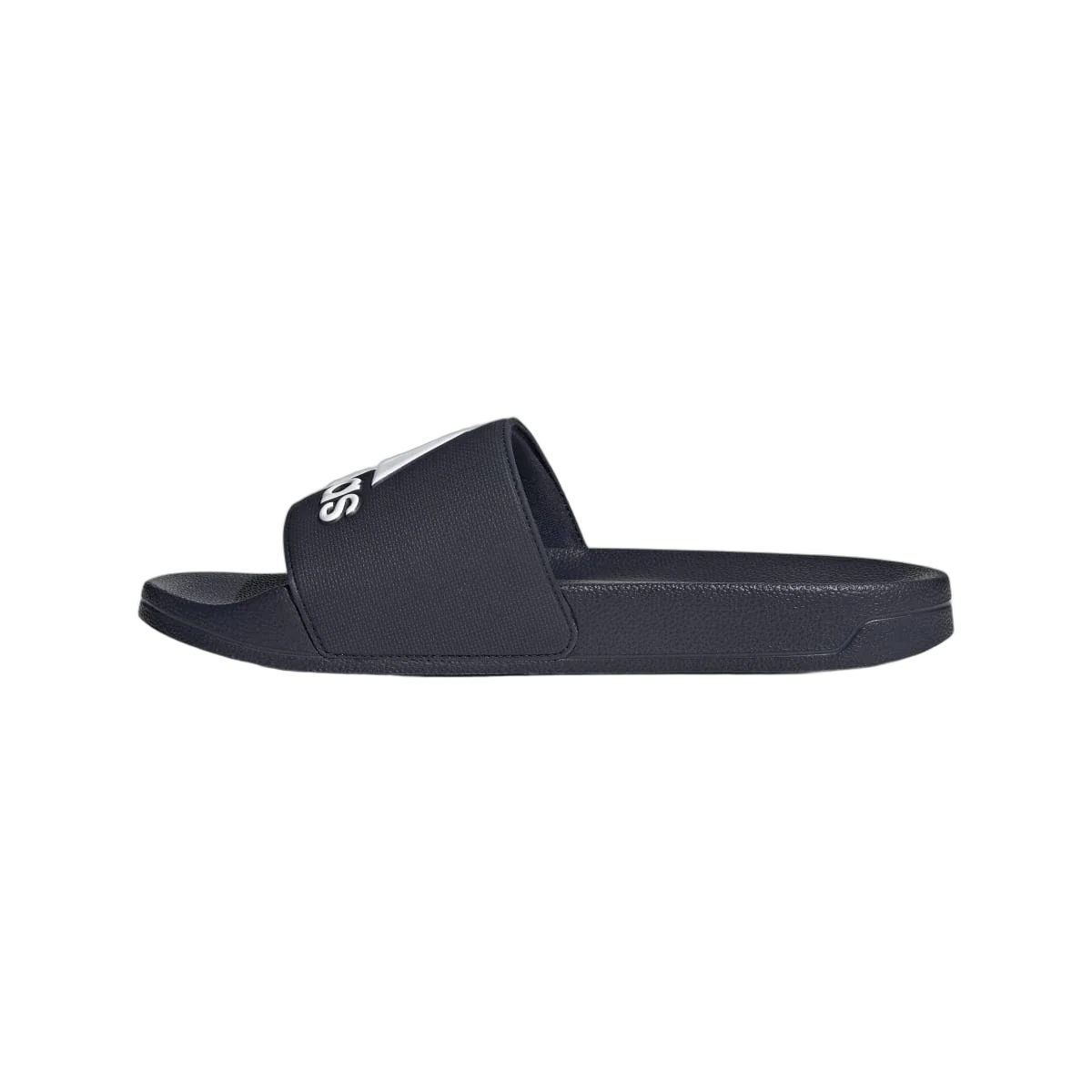 Overkicks - Adidas Adilette Shower Slides Legend Ink White (GZ3774) - detalle talon