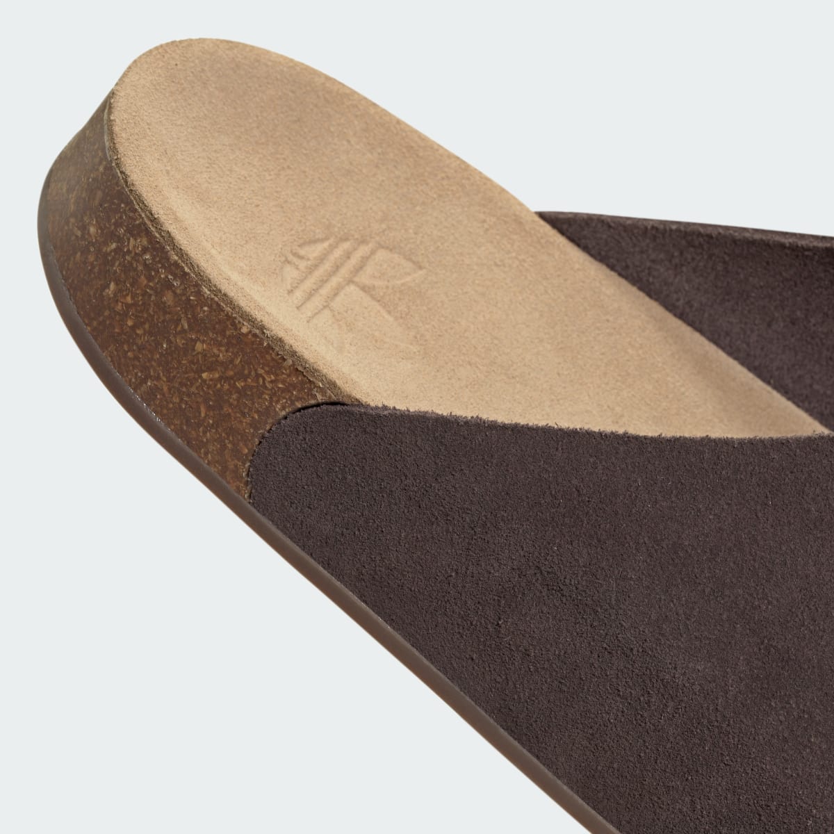 Overkicks - Adidas Adimule Slides Dark Brown Gum (JS0705) - detalle