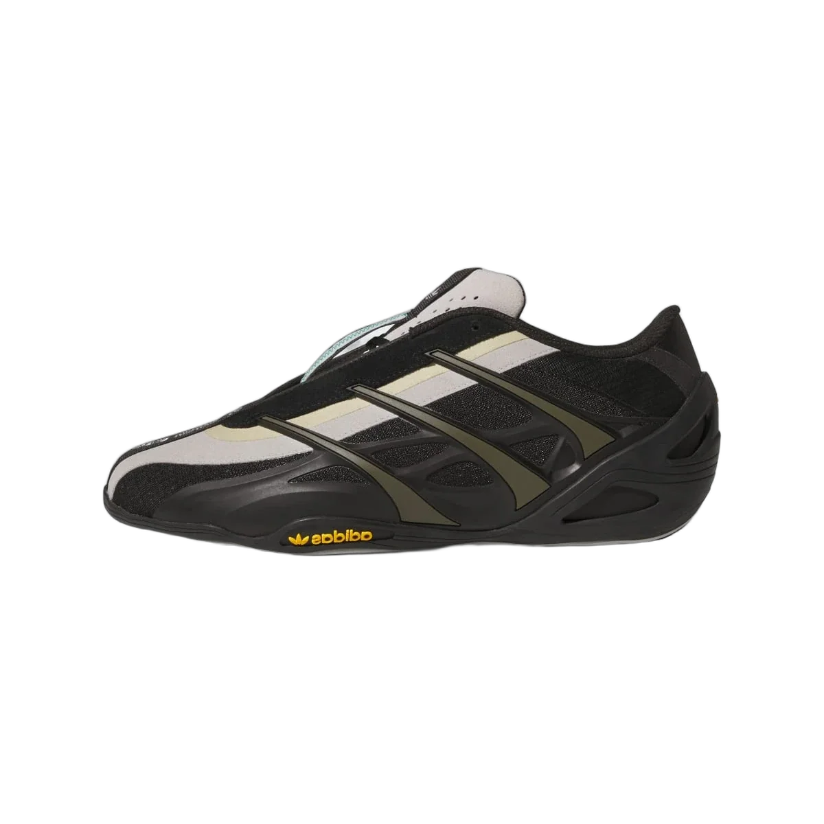 Overkicks - Adidas Adiracer GT Bad Bunny x Mercedes AMG Branch Sand (HQ2570) - vista lateral