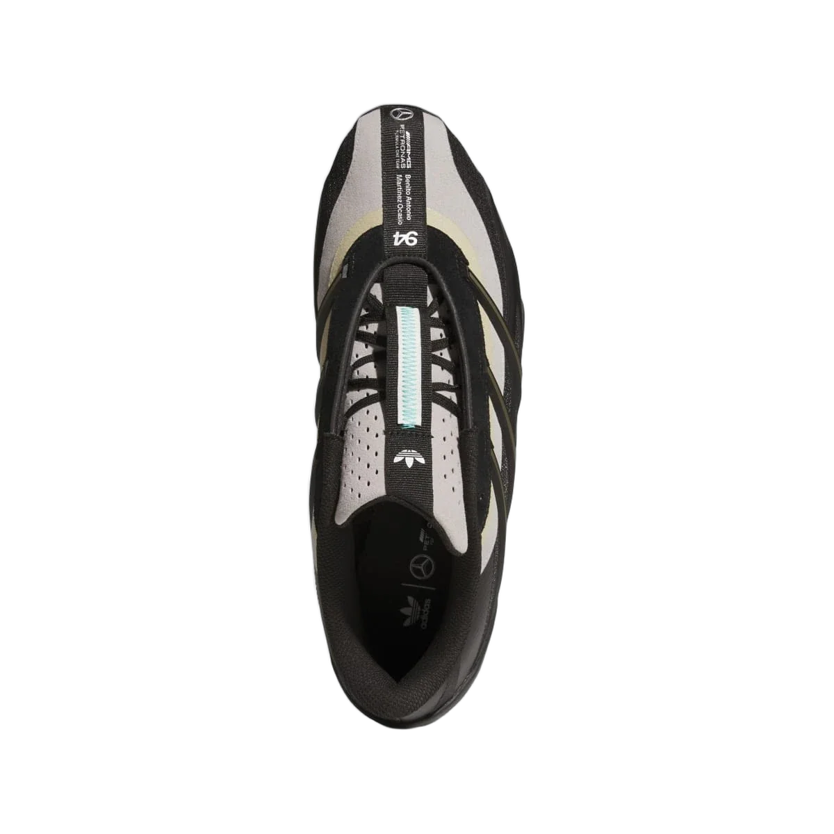Overkicks - Adidas Adiracer GT Bad Bunny x Mercedes AMG Branch Sand (HQ2570) - vista trasera