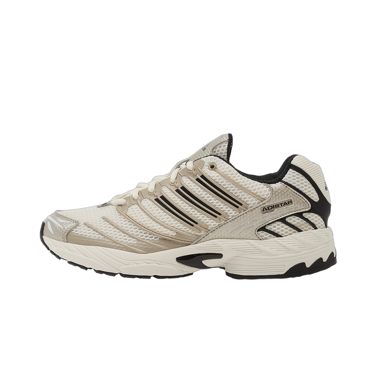 Overkicks - Adidas Adistar Control 3 White Off White (KI3500) - vista lateral