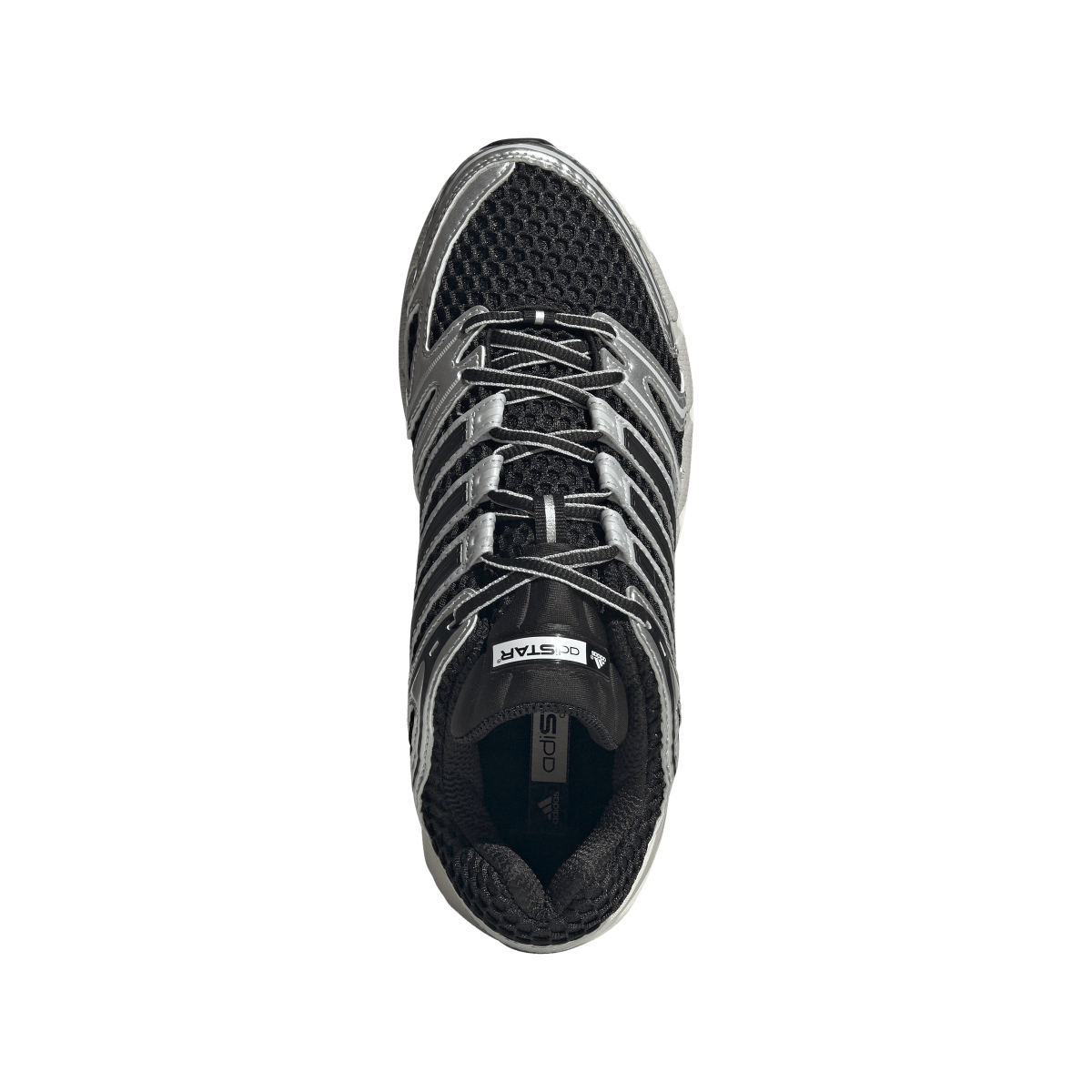 Overkicks - Adidas Adistar Control 5 Black Silver Grey One (KI6120) - par completo