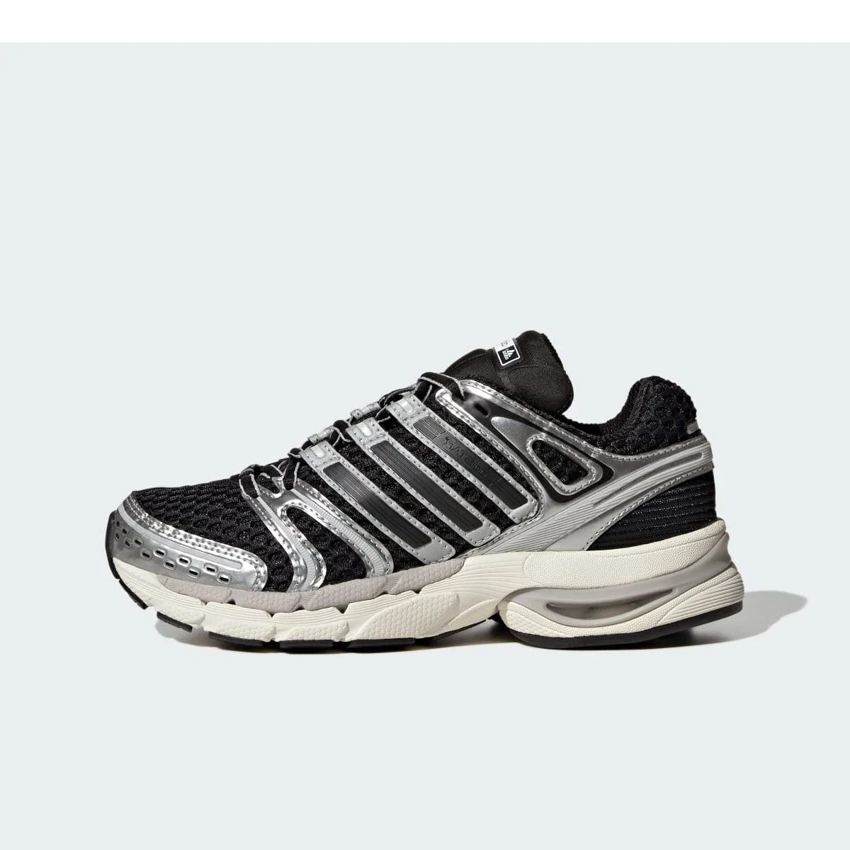 Overkicks - Adidas Adistar Control 5 Black Silver Grey One (GS) (KI8733) - vista lateral