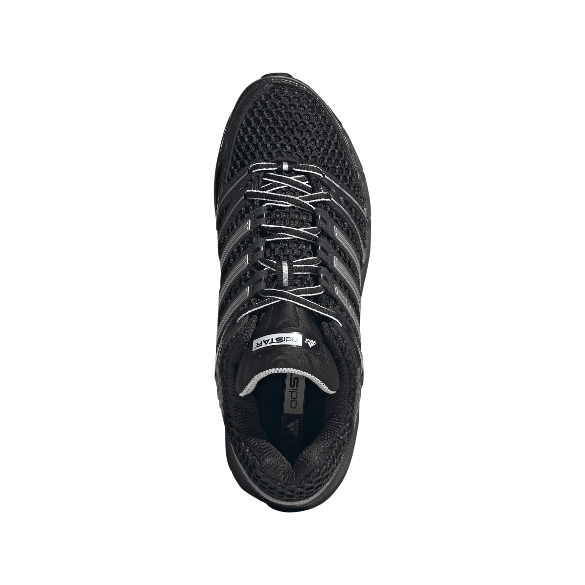 Overkicks - Adidas Adistar Control 5 Black White Carbon (KI6150) - par completo