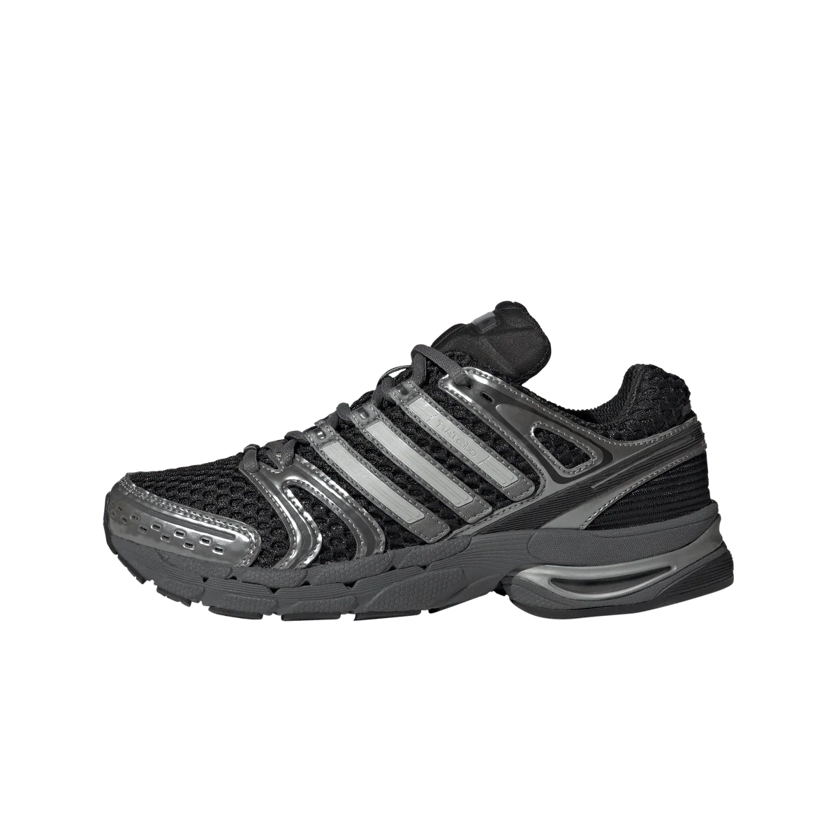 Overkicks - Adidas Adistar Control 5 Core Black Grey (Womens) (IH1801) - vista lateral