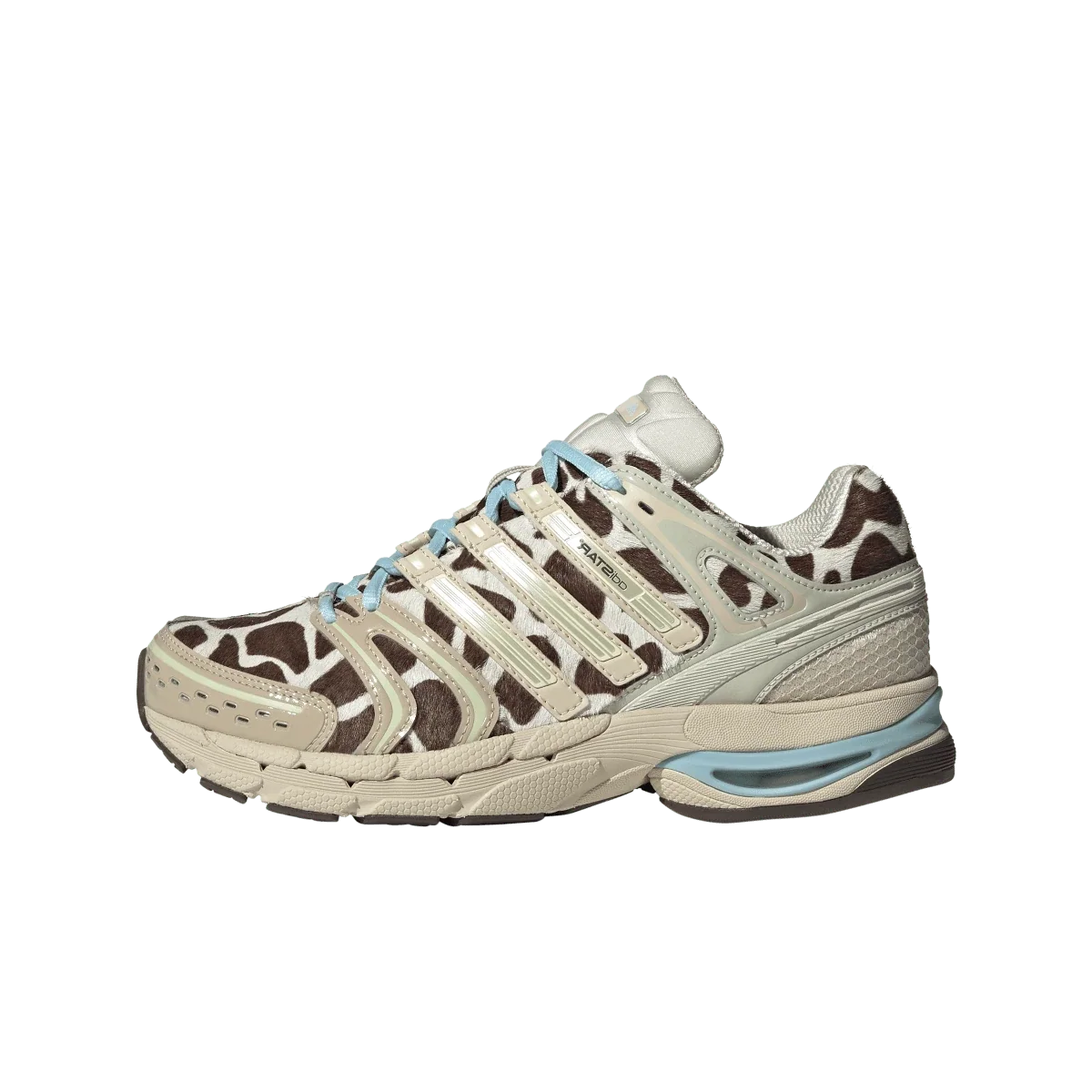 Overkicks - Adidas Adistar Control 5 Cow Print Crystal Linen (Womens) (KI4206) - vista lateral