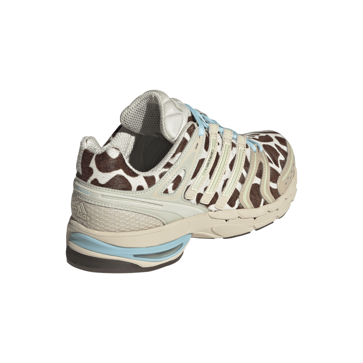Overkicks - Adidas Adistar Control 5 Cow Print Crystal Linen (Womens) (KI4206) - vista superior