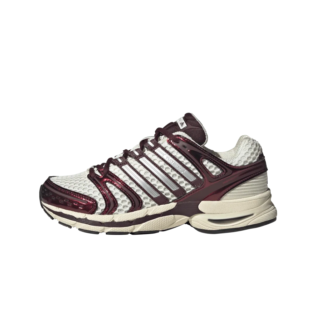 Overkicks - Adidas Adistar Control 5 Cream White Maroon (Womens) (KI9846) - vista lateral