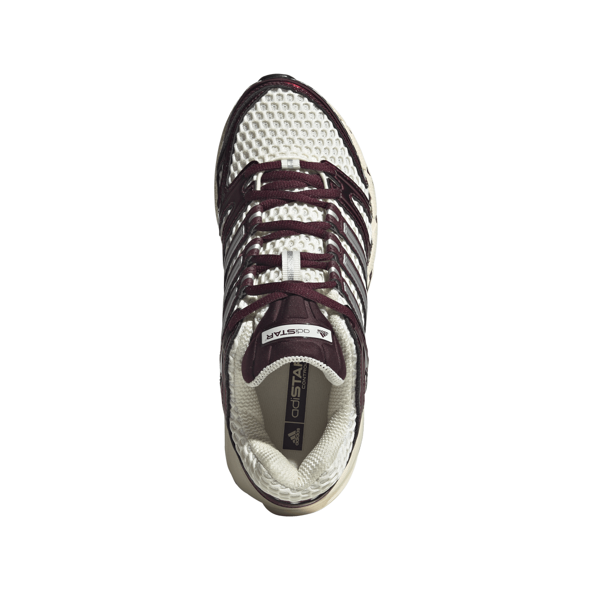 Overkicks - Adidas Adistar Control 5 Cream White Maroon (Womens) (KI9846) - par completo