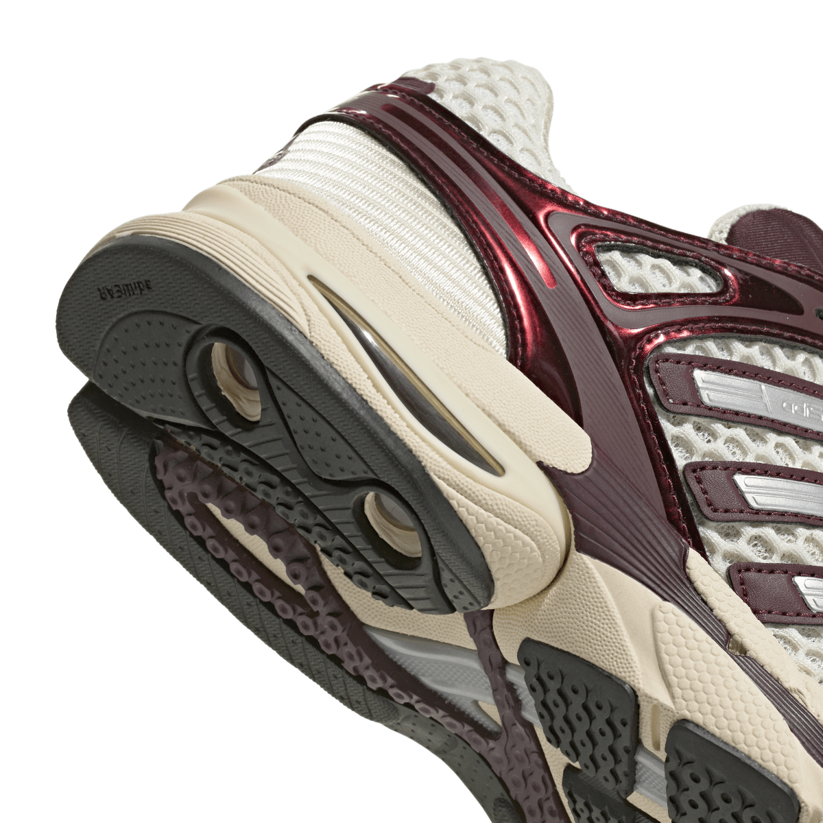 Overkicks - Adidas Adistar Control 5 Cream White Maroon (Womens) (KI9846) - detalle lateral interior