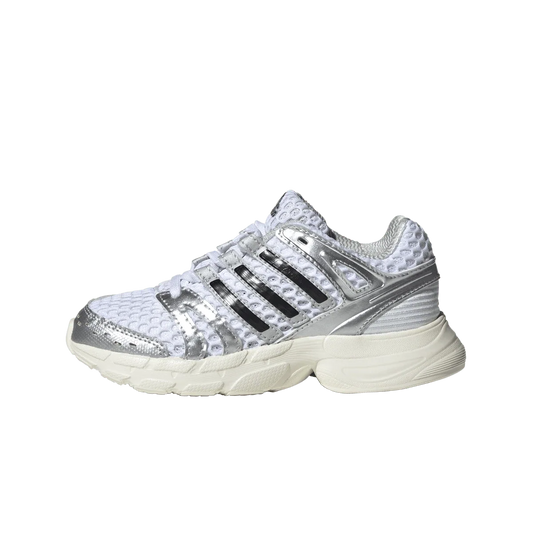 Overkicks - Adidas Adistar Control 5 Elastic Lace White Silver Metallic Grey (PS) (KK4248) - vista lateral