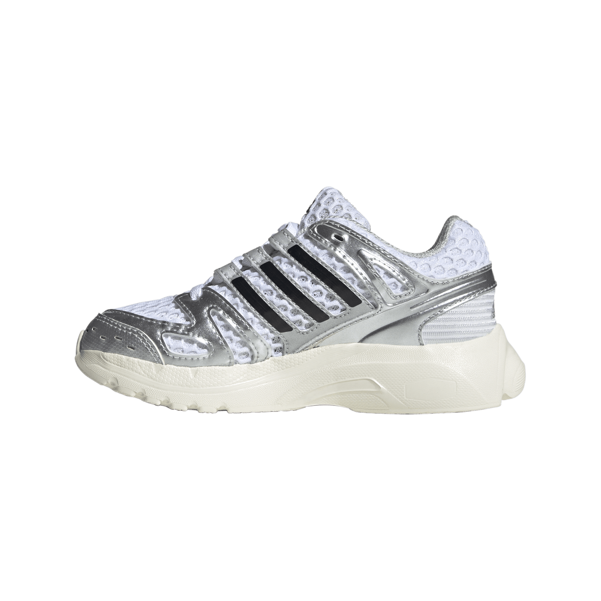Overkicks - Adidas Adistar Control 5 Elastic Lace White Silver Metallic Grey (PS) (KK4248) - imagen 6
