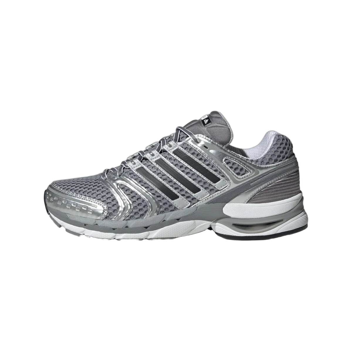 Overkicks - Adidas Adistar Control 5 Grey Black Silver Metallic (JQ4165) - vista lateral