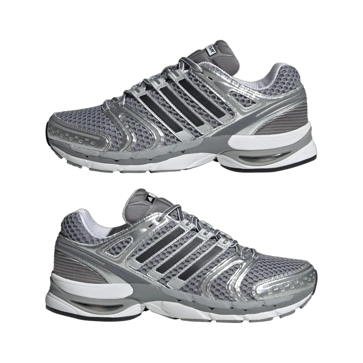 Overkicks - Adidas Adistar Control 5 Grey Black Silver Metallic (JQ4165) - detalle lateral interior