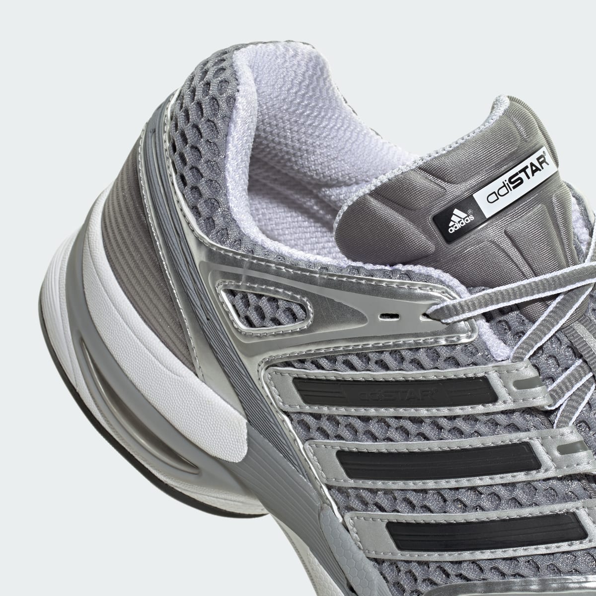 Overkicks - Adidas Adistar Control 5 Grey Black Silver Metallic (JQ4165) - detalle