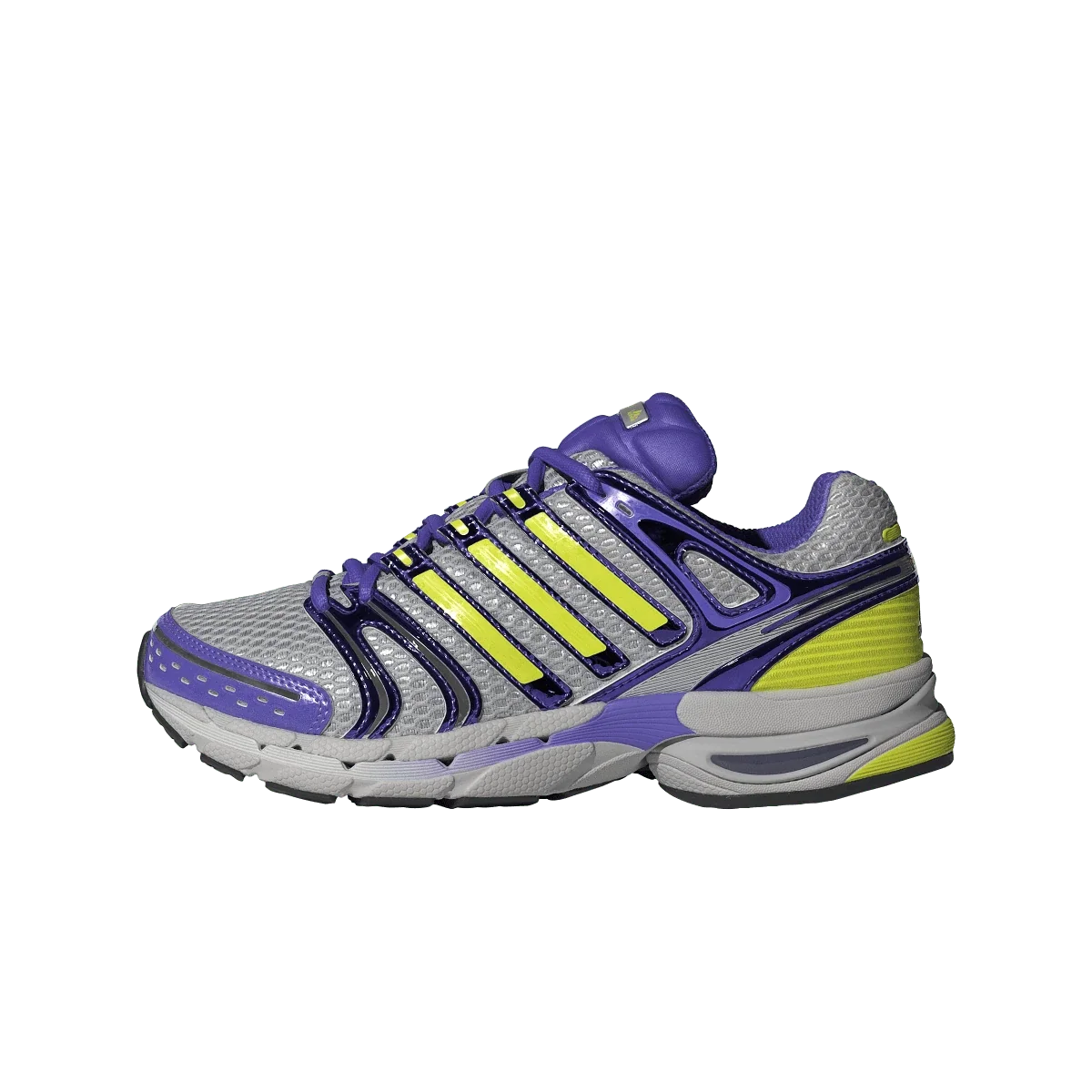 Overkicks - Adidas Adistar Control 5 Grey Purple Metallic (KJ8805) - vista lateral