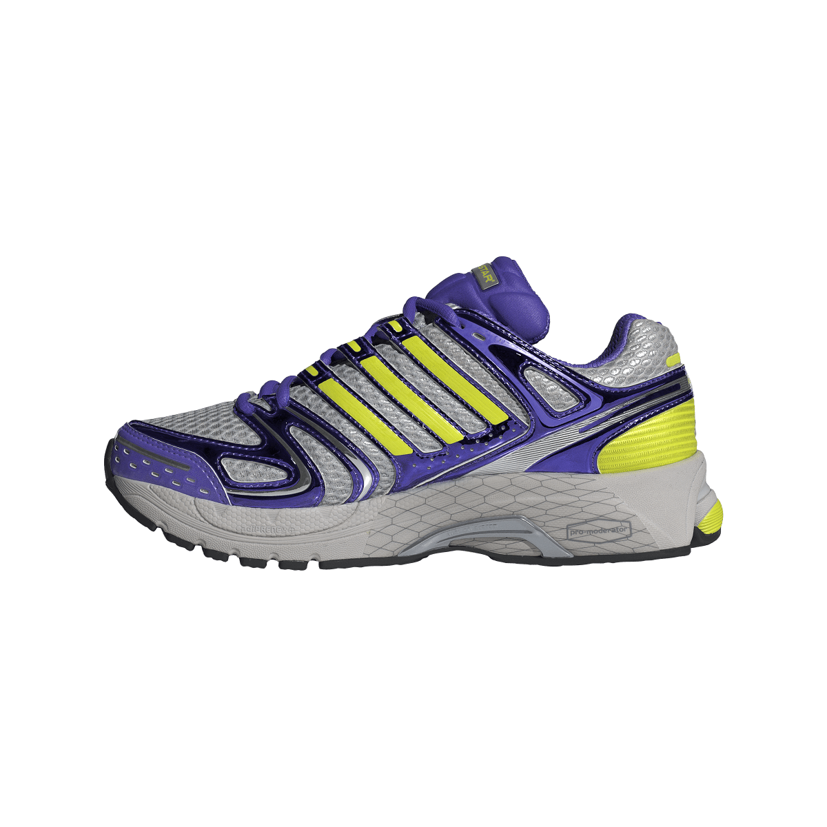Overkicks - Adidas Adistar Control 5 Grey Purple Metallic (KJ8805) - detalle talon
