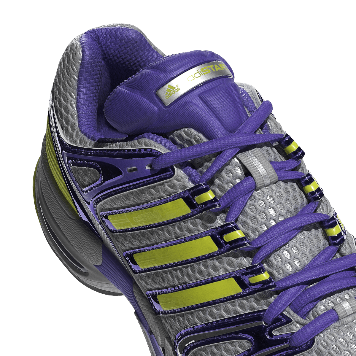 Overkicks - Adidas Adistar Control 5 Grey Purple Metallic (KJ8805) - detalle lateral interior