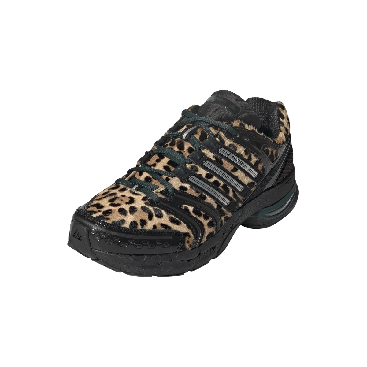 Overkicks - Adidas Adistar Control 5 Leopard Aurora Ivy Black (Womens) (KI4204) - vista trasera