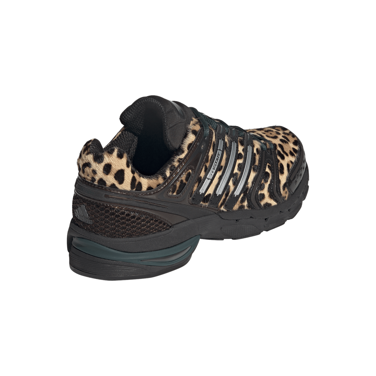 Overkicks - Adidas Adistar Control 5 Leopard Aurora Ivy Black (Womens) (KI4204) - vista superior